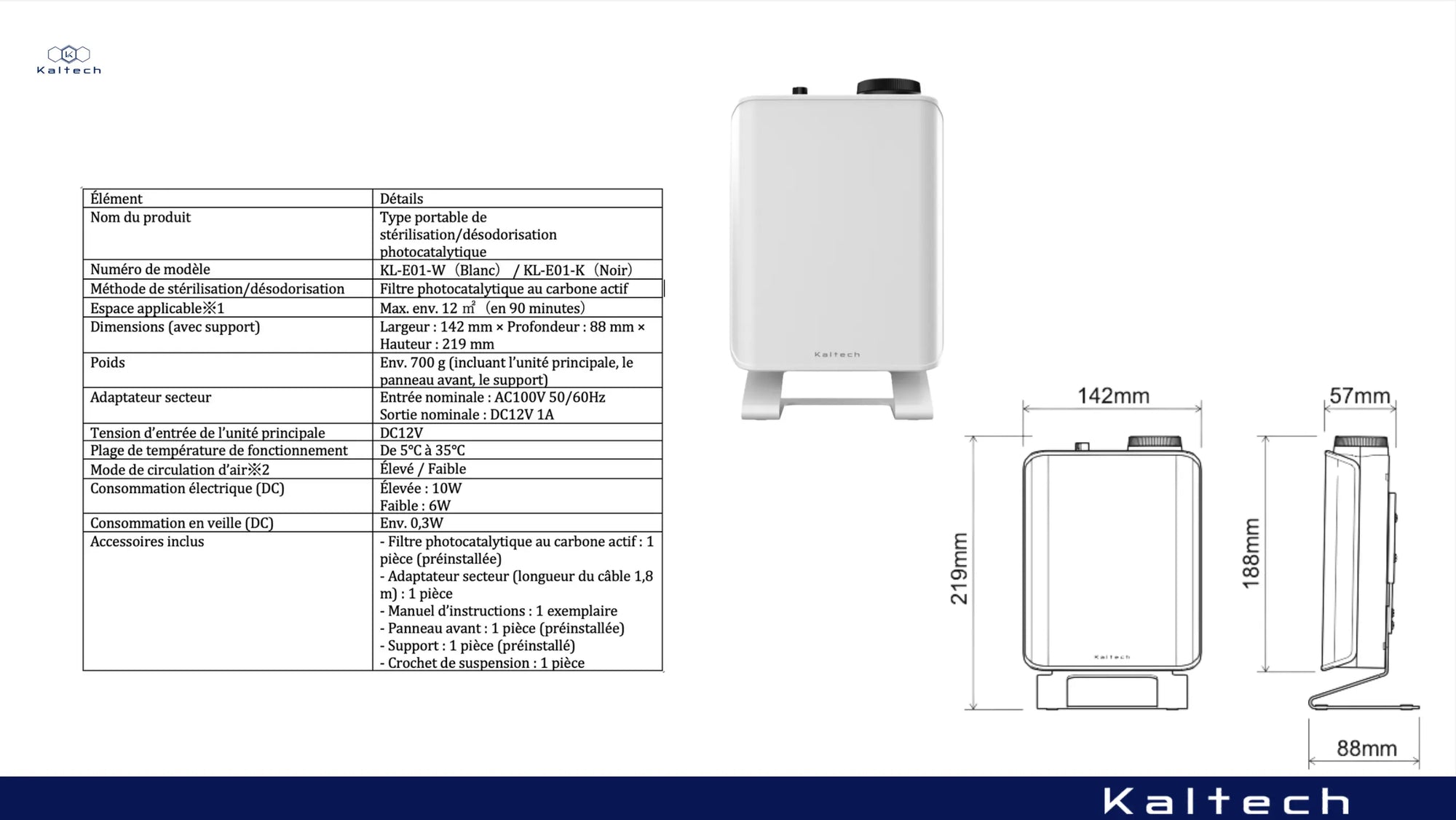 KL-E01 (Turned K-mini) - Kaltech France
